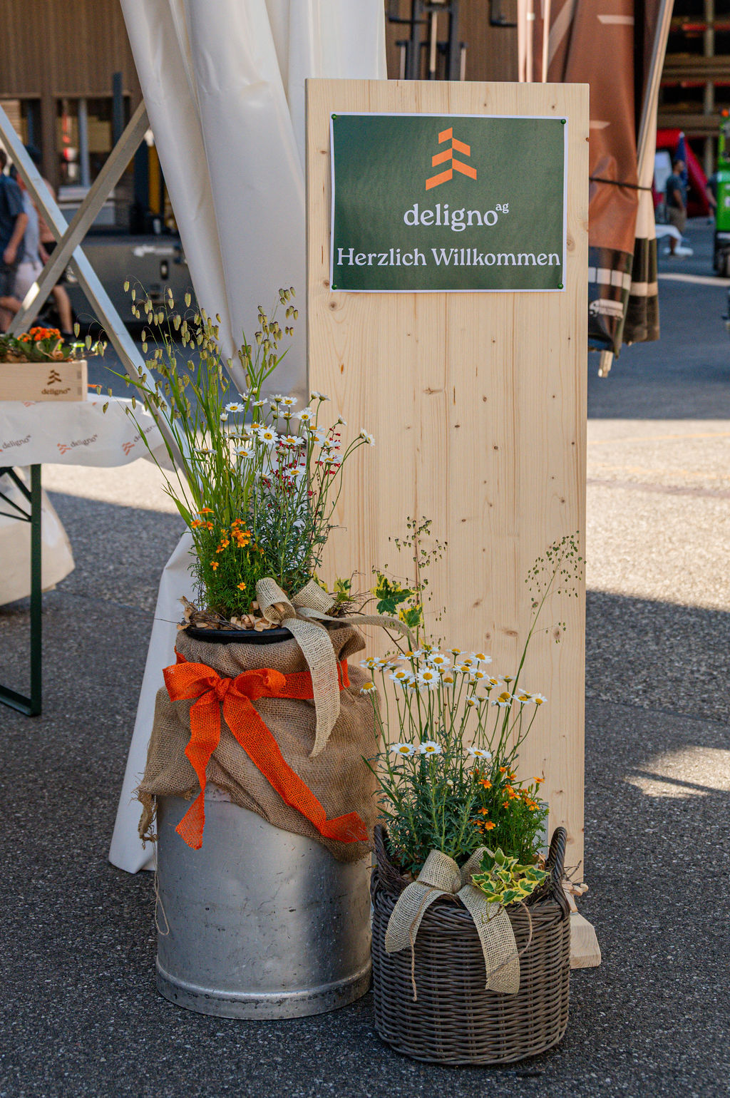 Deko f&uuml;r die Hausmesse der deligno AG